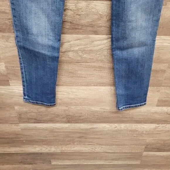 J Brand Maria Jeans Size 29 Womens Blue Medium Wash Distressed High Rise Denim - Picture 11 of 13